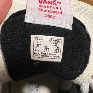 High top old school Vans